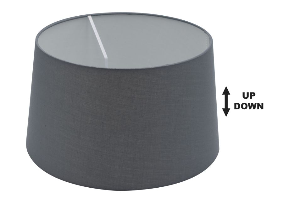 SPC 35 PT Ε14-Ε27 (d35-30-H20) ΚΑΠΕΛΟ ΓΚΡΙ ΣΚΟΥΡΟ ΥΦΑΣΜΑ UP- DOWN ARlight 0284147