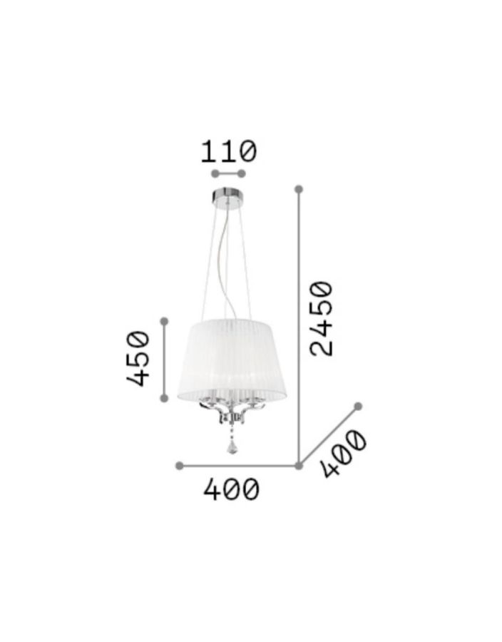 PEGASO SP3 BIANCO Ideal Lux 059235