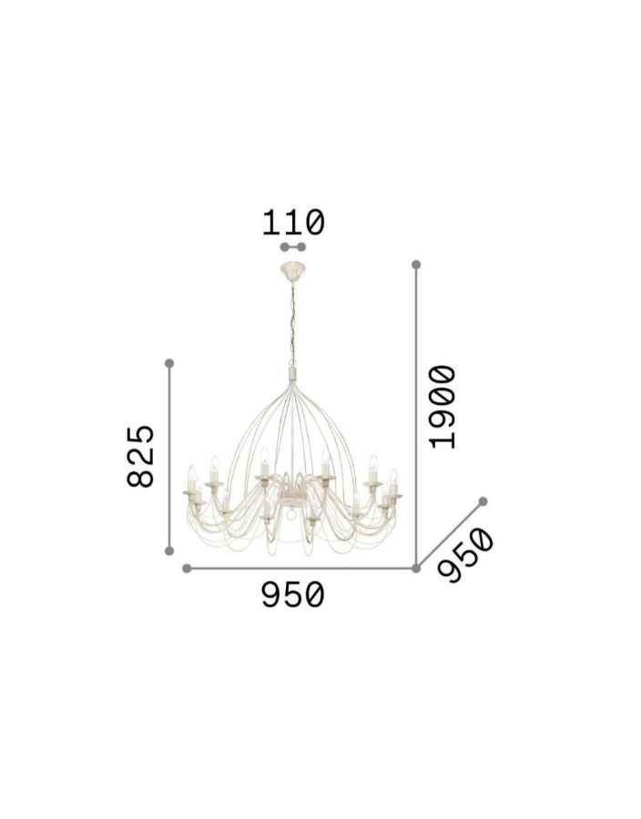 CORTE SP12 RUGGINE Ideal Lux 097671