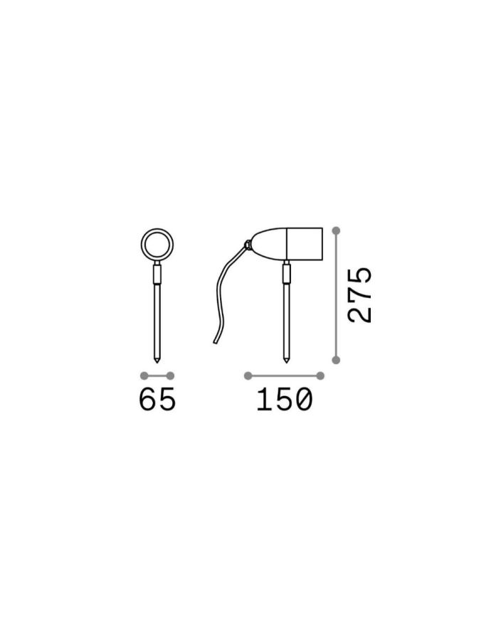 INSIDE PR1 NERO Ideal Lux 115429