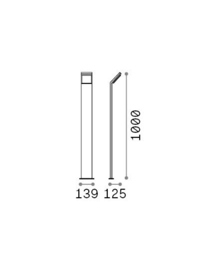 STYLE PT H100 ANTRACITE 4000K Ideal Lux 209906