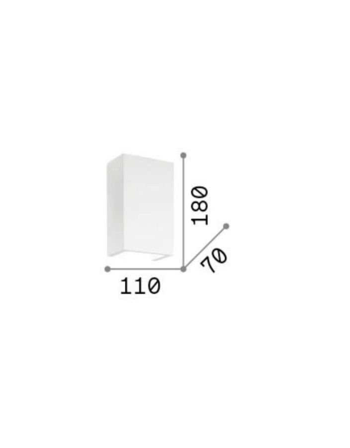 FLASH GESSO AP1 HIGH Ideal Lux 214689