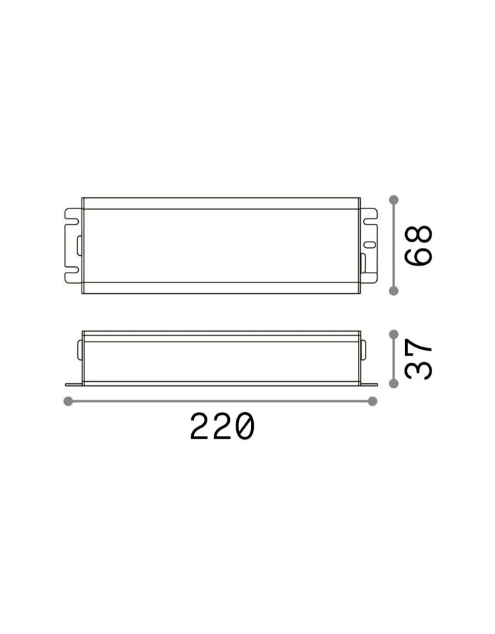ARCA EGO DRIVER ON-OFF 096W 48Vdc Ideal Lux 223162