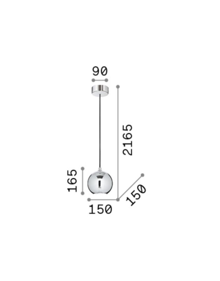 MR JACK SP1 BIG NERO Ideal Lux 231297