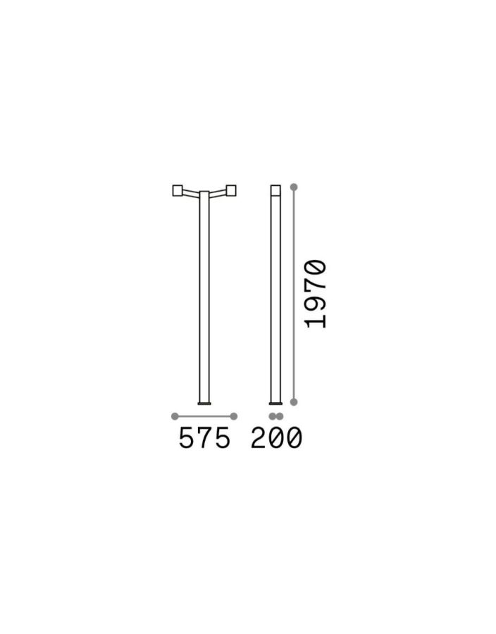 CLIO MPT2 BIANCO Ideal Lux 249506