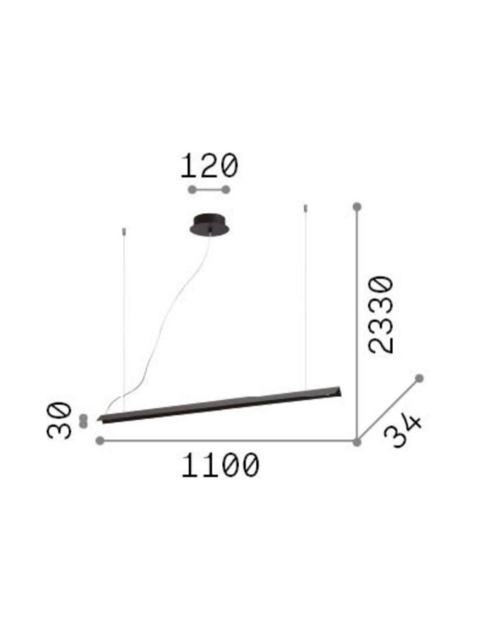 V-LINE SP BIANCO Ideal Lux 275369