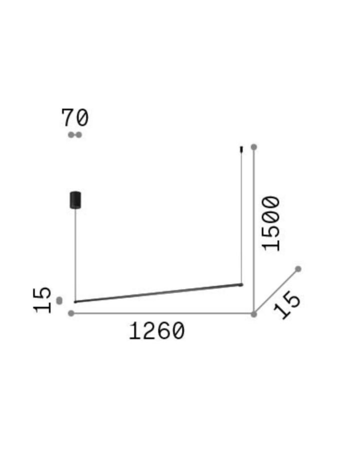 ESSENCE SP D126 BIANCO 3000K Ideal Lux 285085