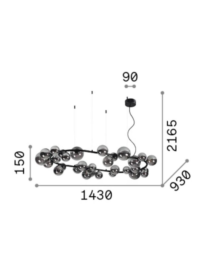 PERLAGE SP30 BIANCO Ideal Lux 296746