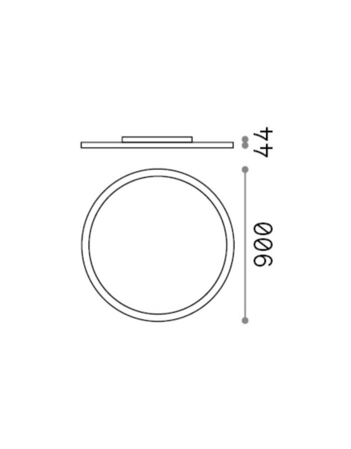 FLY SLIM PL D90 3000K Ideal Lux 306681