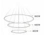 SE LED 80 STELINA PENDANT BLACK 80-60-40cm 84w  3CCT IP20 220V 2 YEARS WARRANTY A1 HOMELIGHTING 77-50637