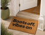 Πατάκι Εισόδου 40x60cm ''Boots off, vibes on'' MRShome  DF-0006003