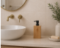 Δοχείο Κρεμοσάπουνου από Bamboo με Αντλία από ABS 8.5x6.6x17.5cm MRShome DF-0085000