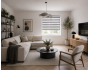 Double Ρόλερ Ρυθμιζόμενης Σκίασης 140x230cm Γκρι MRShome  DRD-GR140230