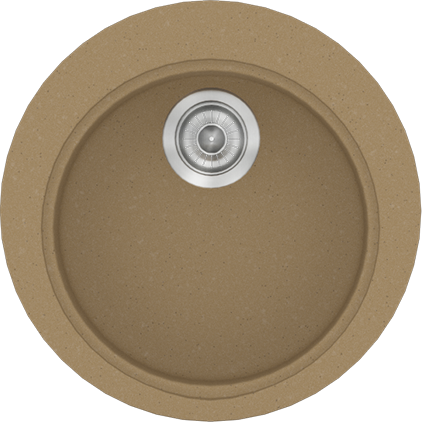 Sanitec Νεροχύτης 316 Classic 48×48 316-16-Metallic-Coffee