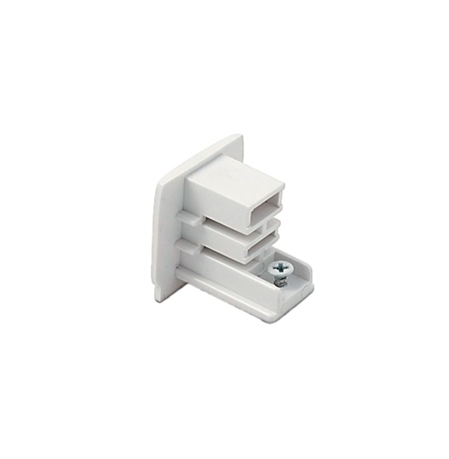 Track Rail End Cup Λευκό Viokef 02/0009