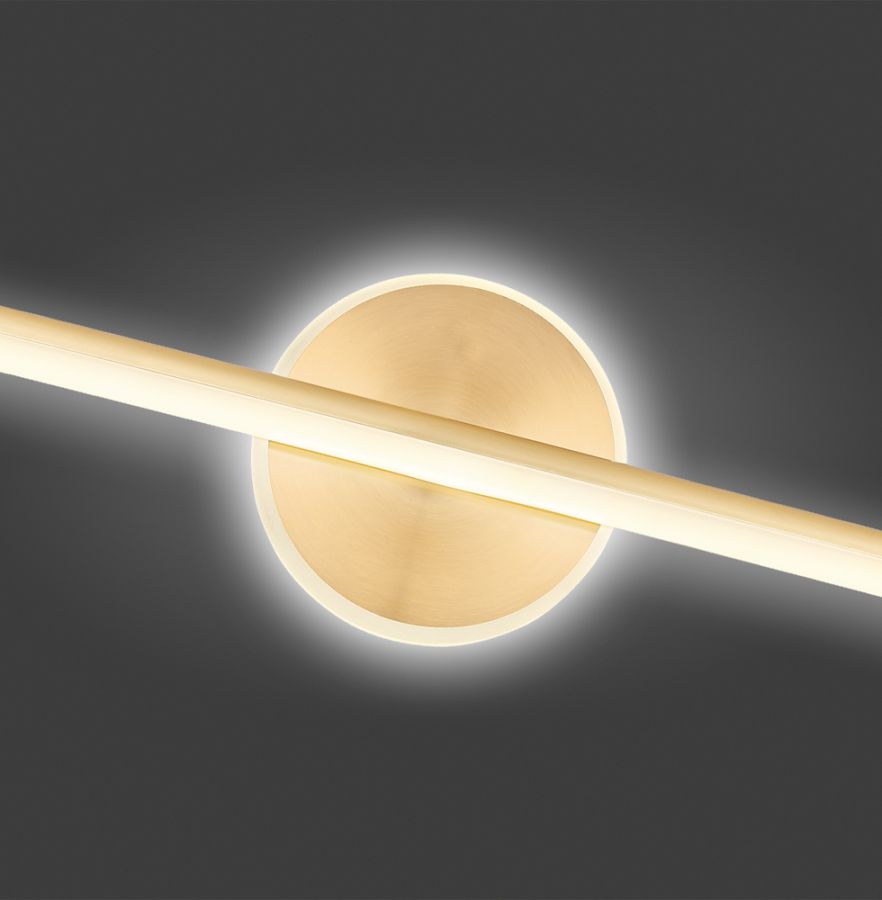 Φωτιστικό Τοίχου Χρυσό Camelia Viokef 4285801