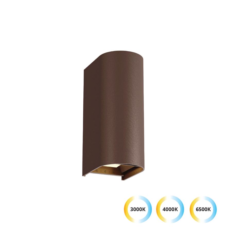 Φωτιστικό Τοίχου Καφέ Azores Viokef 4310002