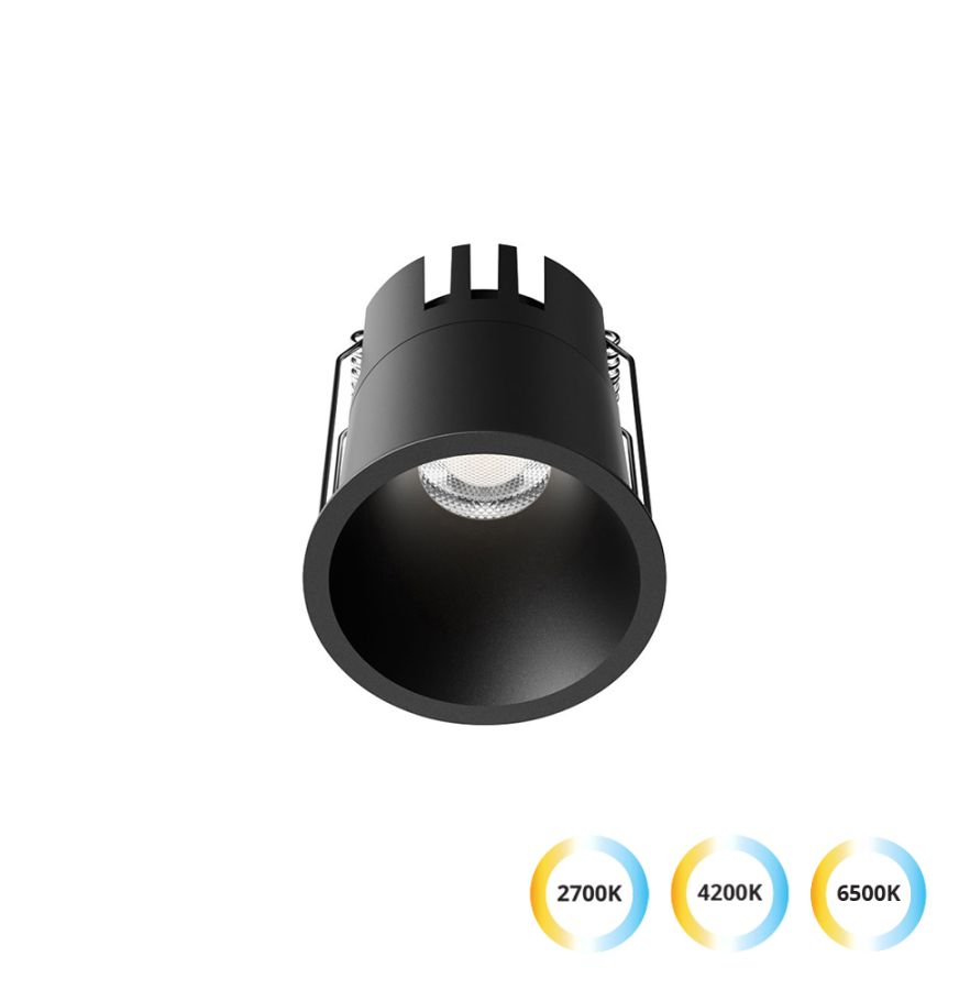 Χωνευτό Σποτ Μαύρο D:72 Dylan Viokef 4311201