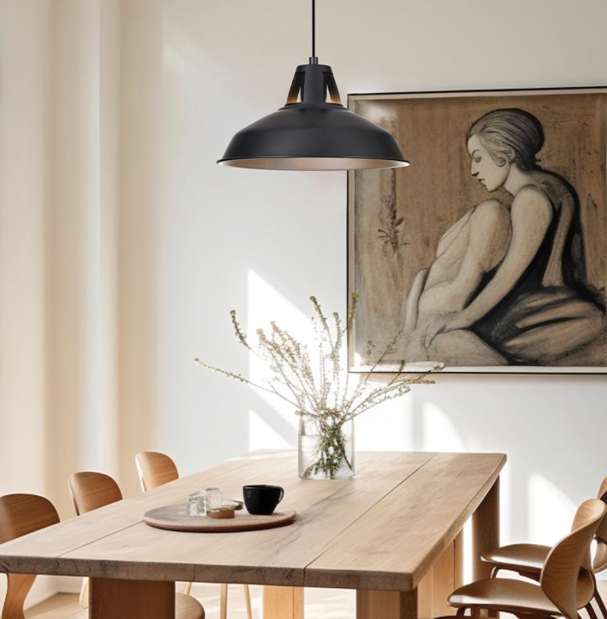 Μονόφωτο Mαύρο Velma Viokef 4316501