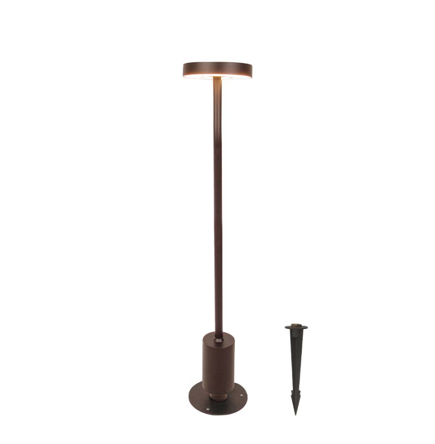 Στήλος Κήπου με Βάση και Καρφί Καφέ Tango Viokef 4333001