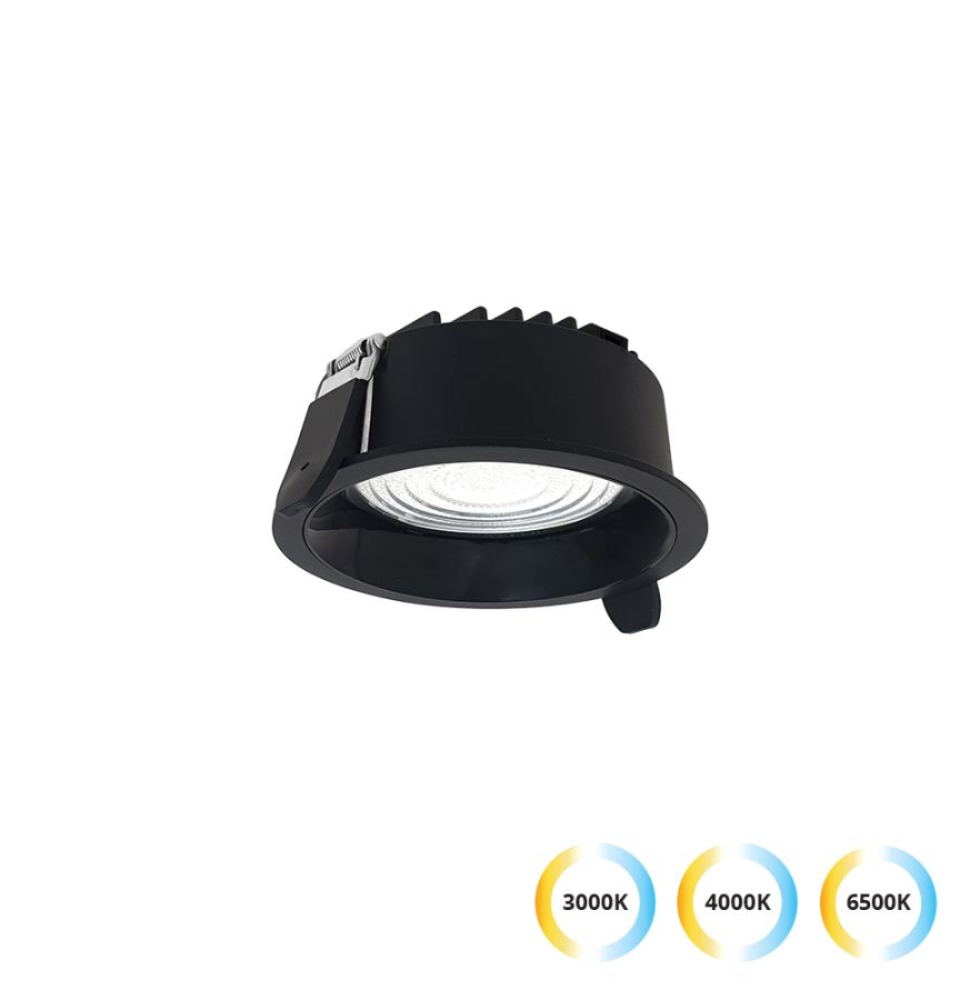 Χωνευτό Σποτ Μαύρο D:105 Luigi Viokef 4335001