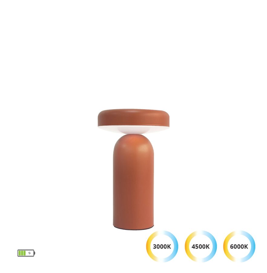 Φωτιστικό Επιτραπέζιο Terracotta Komo Viokef 4350400