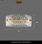 SE LED 80 TWILIGHT CYCLE Φ80cm GOLD 3CCT 3000K-6500Κ REMOTE CONTROL 2 YEARS WARRANTY HOMELIGHTING 77-51197