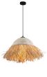 Φωτιστικό Κρεμαστό Μονόφωτο 1xE27 D420xH1500mm  Raffia-Steel Lilo Viokef 4305500