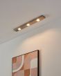 Φωτιστικό Τριπλό Νίκελ Σατινέ L600xH25cm LED 3000K 280lm Eglo Kob 93707