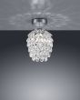 Φωτιστικό Οροφής Χρωμέ 20xH27cm Μονόφωτο 1xE14 Glittering Acrylic Stones Trio Lighting Petty R60451006