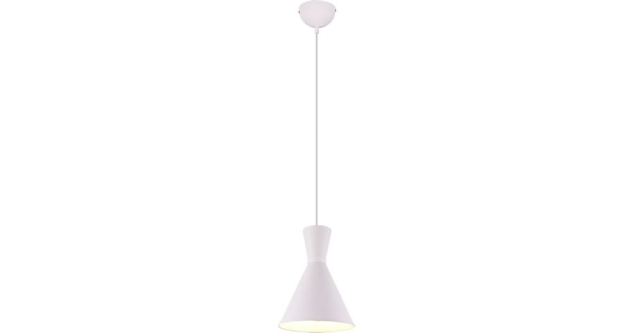 Φωτιστικό Κρεμαστό Η150xØ20cm 1xE27 Λευκό Ματ Trio Enzo R30781031