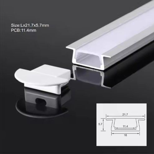 SE-PRO-15 ALUMINIUM PROFILE WITH LACE 15,5*5,9MM PRICE PER METER HOMELIGHTING 77-50572