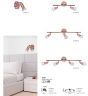 SE 140-C1 (x6) Saba Packet Copper adjustable spotlight+ HOMELIGHTING 77-8843