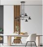 SE21-BL-100-MS3 ADEPT PENDANT Black Metal Pendant Black Metal Shade+ HOMELIGHTING 77-8881