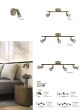SE 140-BR2 (x3) Saba Packet Bronze adjustable spotlight+ HOMELIGHTING 77-8838