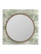 Καθρέπτης Στρογγυλός Ø50cm Μεταλλικό Πλαίσιο Μπρονζέ Savvopoulos Ivy Round 8935-7592