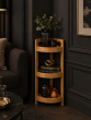 Γωνιακή Ραφιέρα Μπάνιου με 3 Ράφια από Bamboo natural MRShome DF-0056000