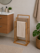 Επιδαπέδια Κρεμάστρα 3 Θέσεων από Bamboo 40x24.5x82cm MRShome DF-0091000