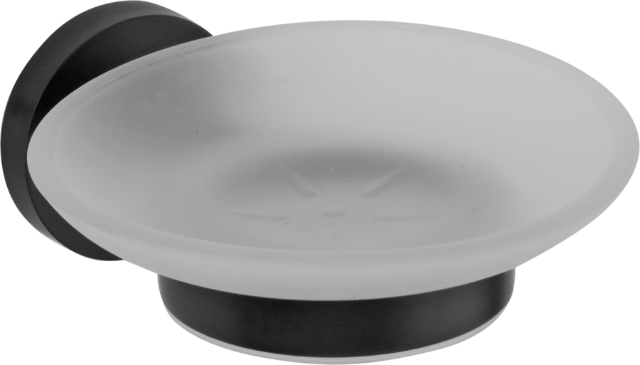 Σαπουνοθήκη Γυαλί Μαύρο Bronze Art Loft-500 1050-MM