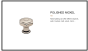 Horus Zéphyr Classic Collection - Trim for Thermostatic Mixing Valve Réf. 93.591 - Polished Nickel 17.507-NB