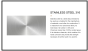 Horus Equinox316 Equinox316 Collection - Wall-mounted Thermostatic Shower Mixer - Stainless Steel 316 81.784-IX