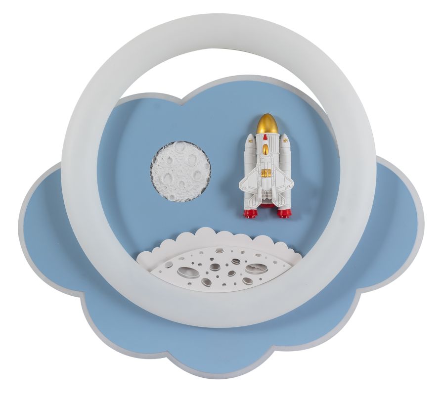 CCC 4316 ΠΛΑΦΟΝΙΕΡΑ ΠΑΙΔΙΚΗ LED ΜΠΛΕ ΠΥΡΑΥΛΟΣ  CCT ARlight 0064214