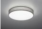 Πλαφονιέρα Οροφής Υφασμάτινη Γκρι 60xH10cm LED 42w 3000-5000K 4900lm Trio Lighting Lugano 621914011