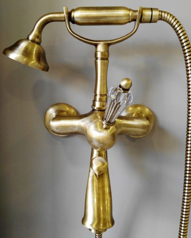 Μπαταρία Λουτρού Πλήρης Ρετρό Bronze Gaboli Fratelli Swarovski New Vintage 6112 